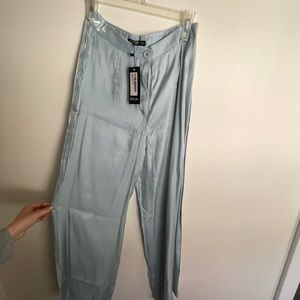 NASTY GAL shimmery blue party pants!